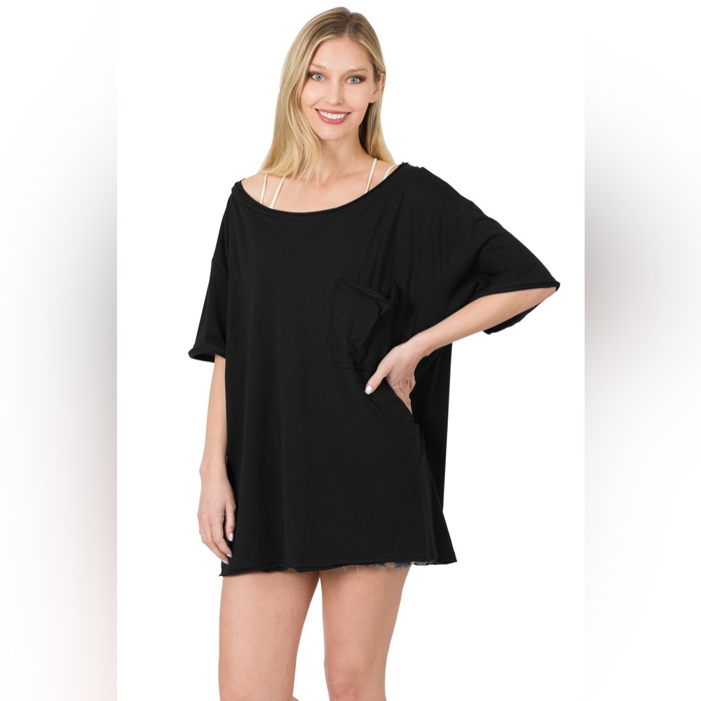 Black Oversized T-Shirt Zenana